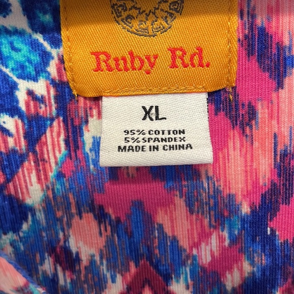 Ruby Rd 3/4 length top - Picture 4 of 4